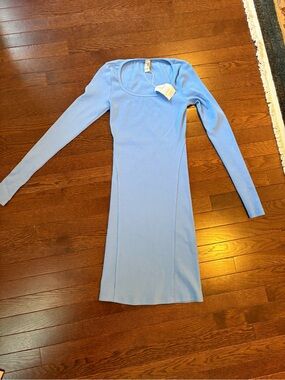 Kasics Scoop Neck Mini Dress